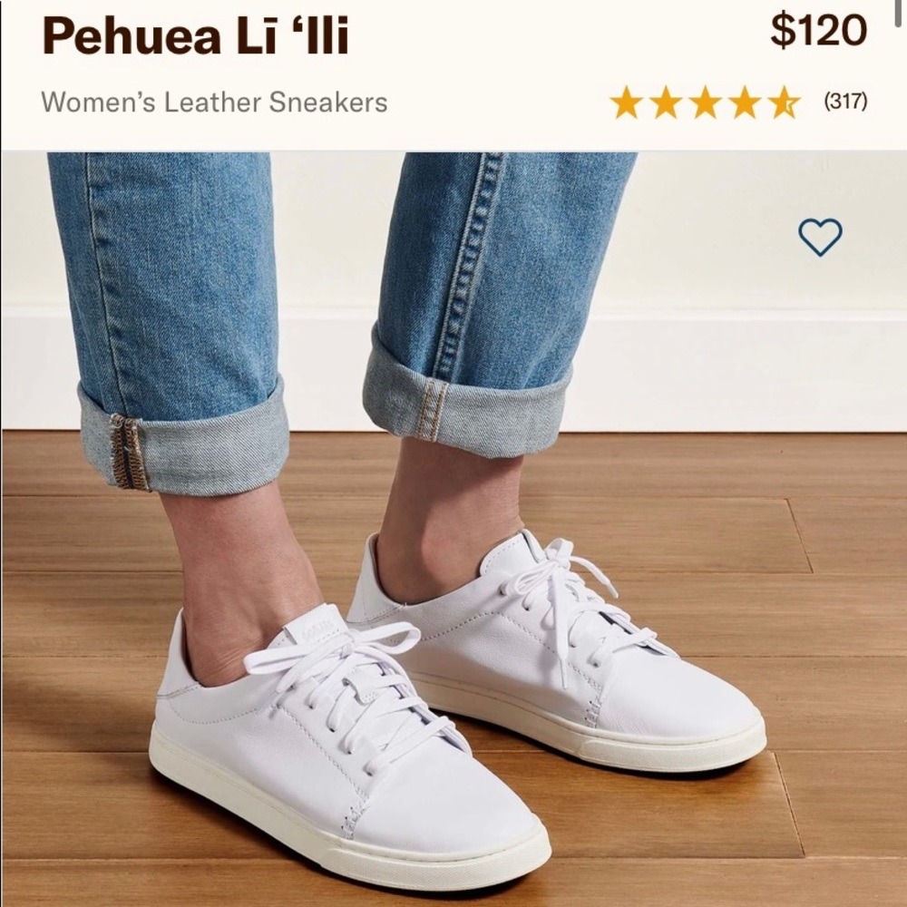 Pehuea Lî ‘lli Women’s Leather Sneakers